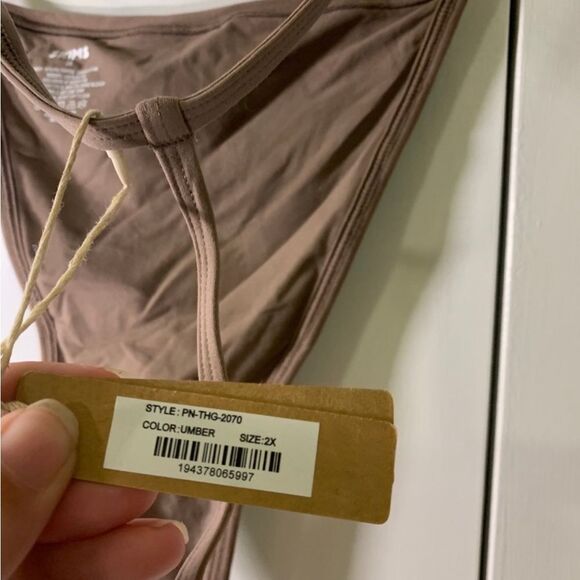 SKIMS NEW‎ 2X Umber T-String Thong Panty - Picture 3 of 4